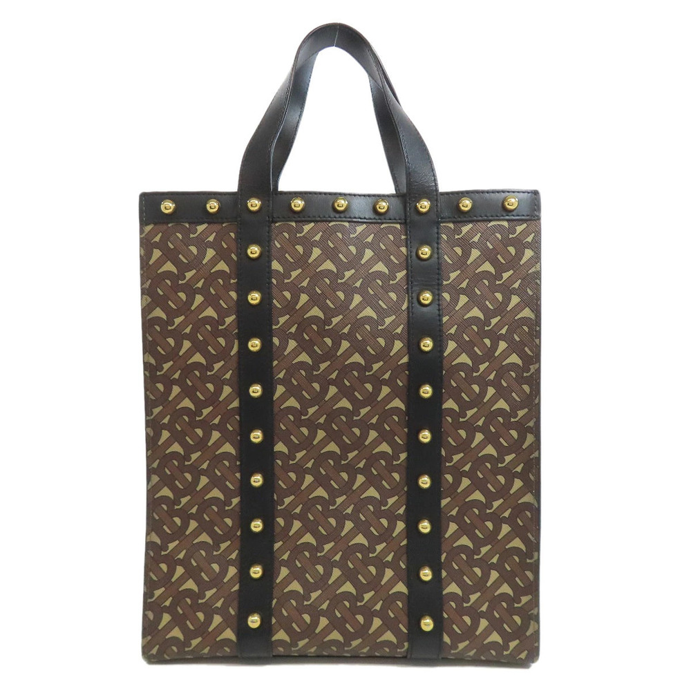 Burberry Bag Tote TB Leather Black